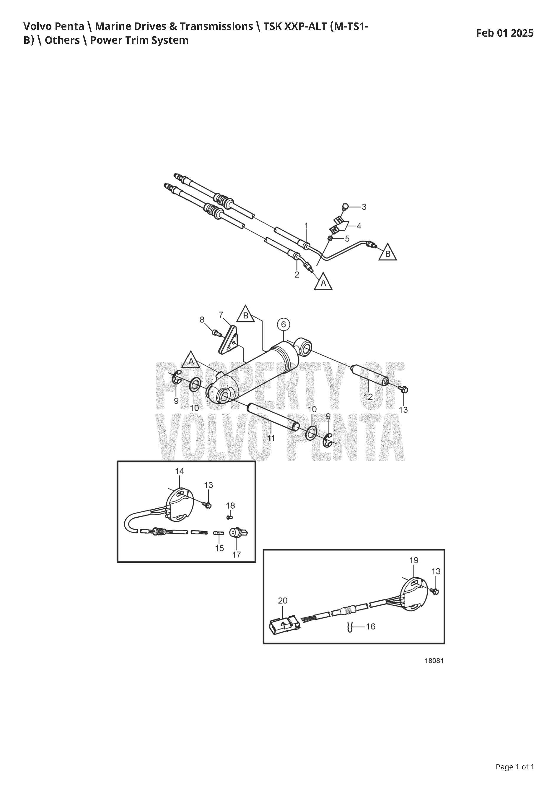 Volvo Penta Parts - Volvo Parts Diagrams - XDP Composite Drive